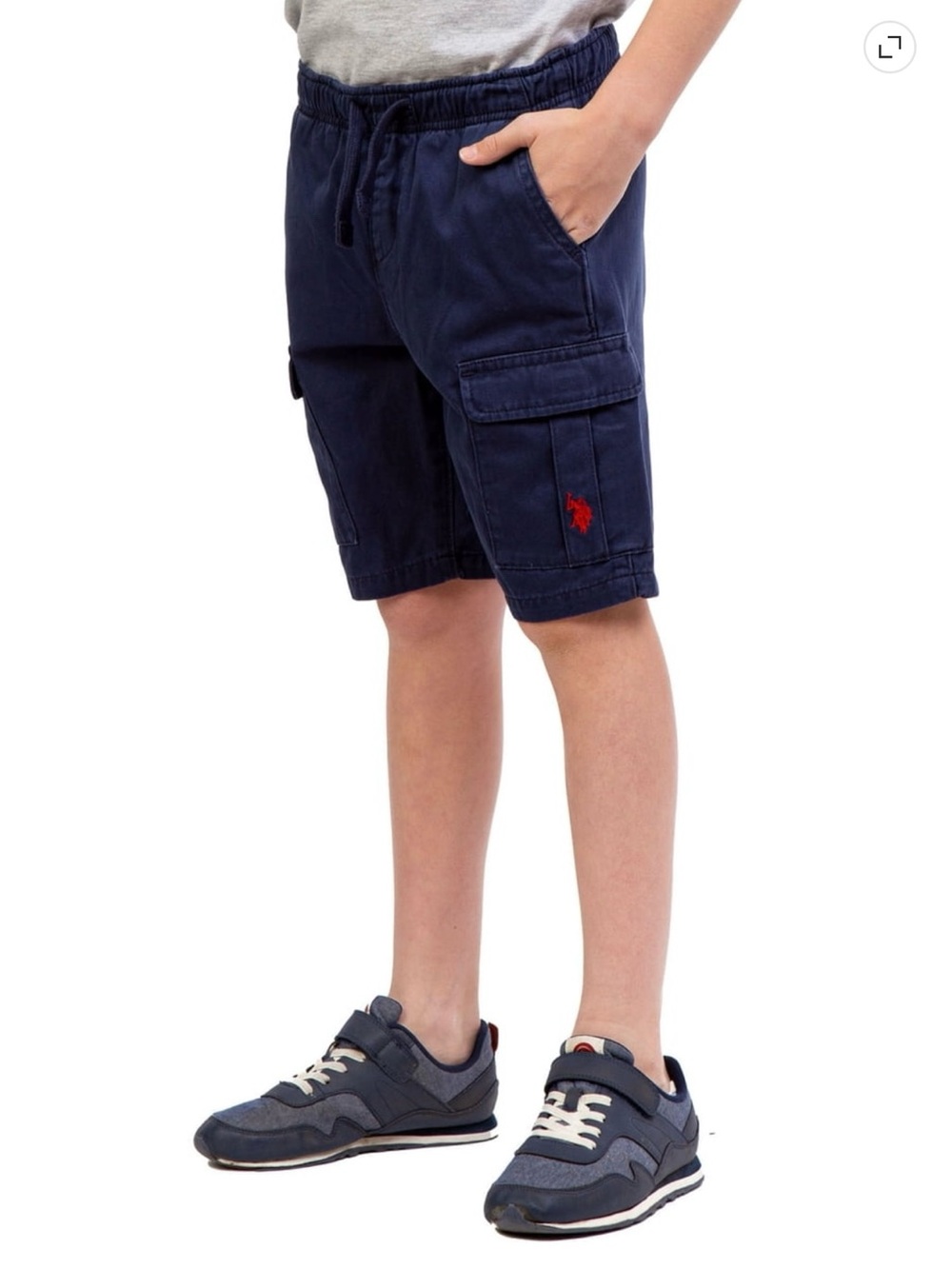 U.S. Polo Assn. Boy's Polo Cargo Pocket Short Size XL 14/16